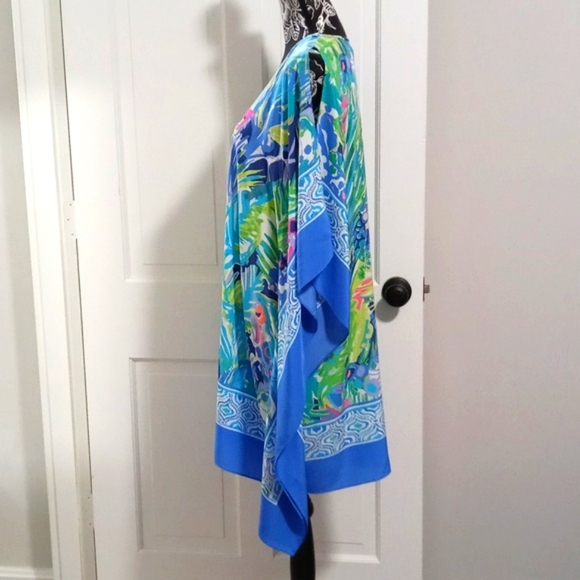 🦄VERY HTF Lilly Pulitzer🦄 - Atlin Silk Caftan - Picture 7 of 15
